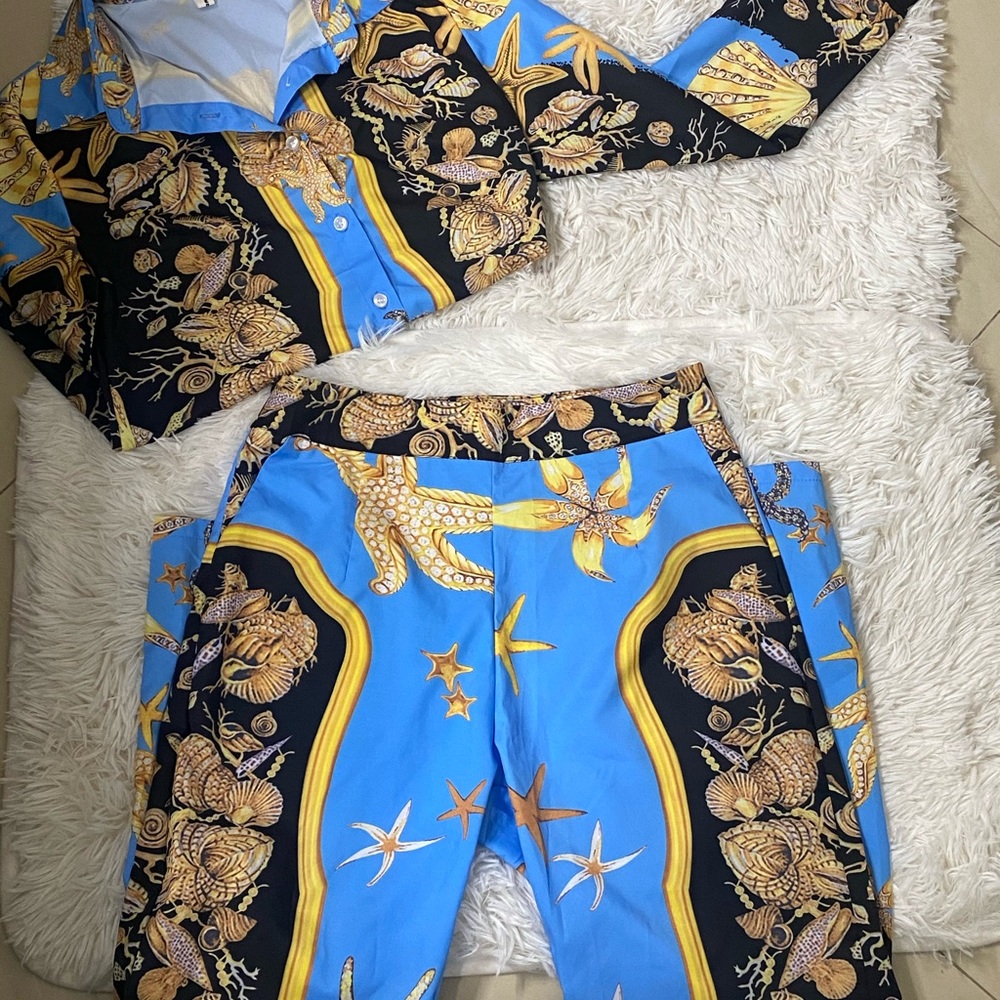 Cute Pant and Top Set 🐚